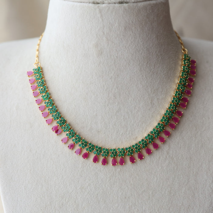 Heritage multi stone short necklace H35678