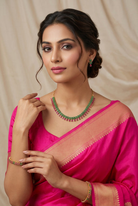 Heritage multi stone short necklace H35678