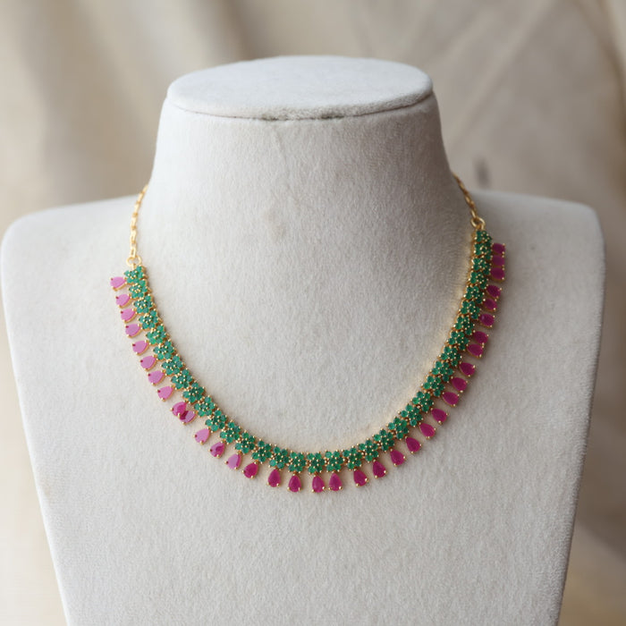 Heritage multi stone short necklace H35678