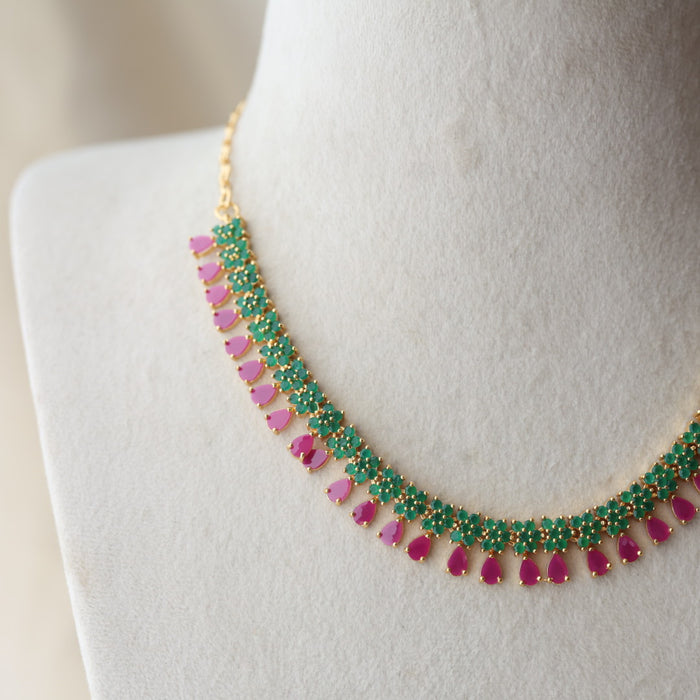 Heritage multi stone short necklace H35678