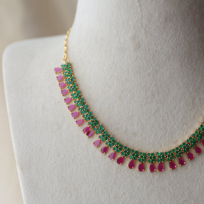 Heritage multi stone short necklace H35678