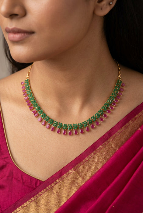 Heritage multi stone short necklace H35678