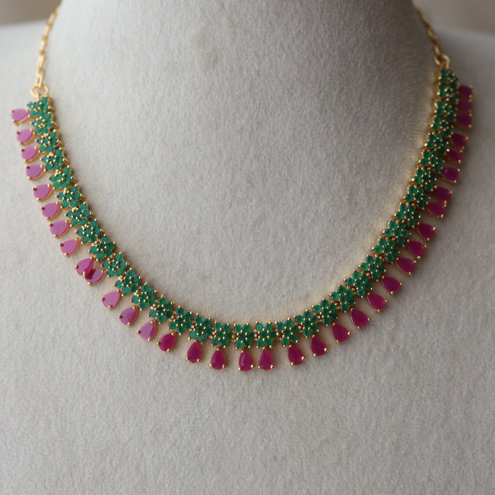 Heritage multi stone short necklace H35678