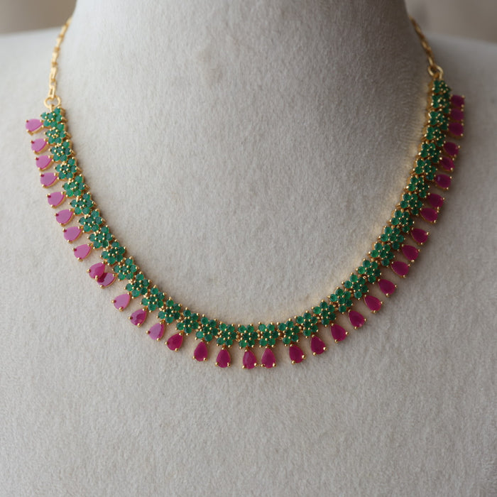 Heritage multi stone short necklace H35678