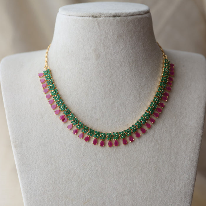 Heritage multi stone short necklace H35678