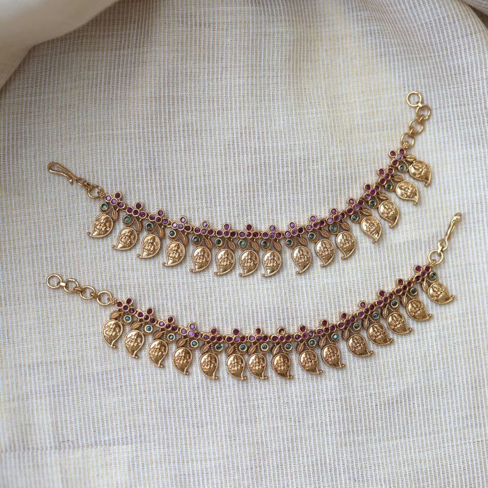 Antique mango design Mattal Ear Accessories | Bridal & Traditional Jewellery UK AM5531