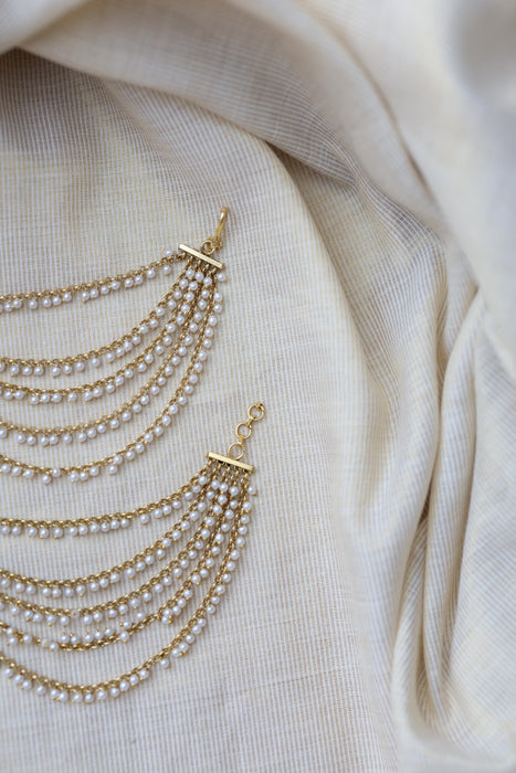 Antique 5 layer Mattal Ear Accessories | Bridal & Traditional Jewellery UK AM5897