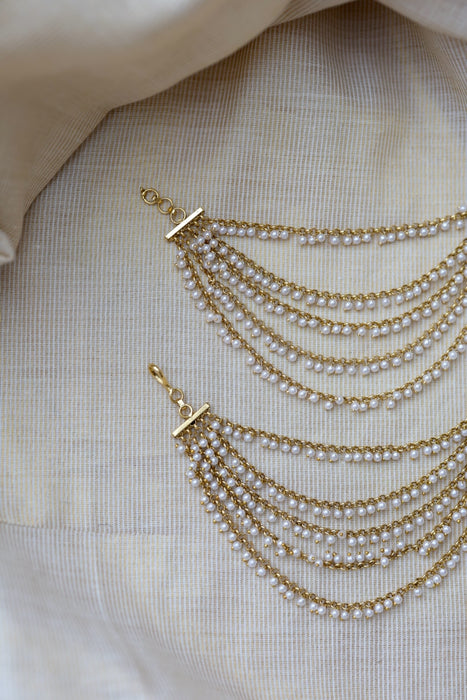 Antique 5 layer Mattal Ear Accessories | Bridal & Traditional Jewellery UK AM5897