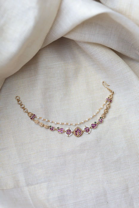 Antique 2 layer Mattal Ear Accessories | Bridal & Traditional Jewellery UK AM0887