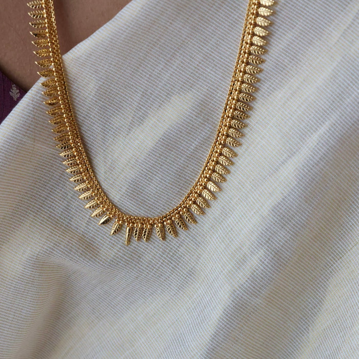 Heritage gold plated long necklace HL1113