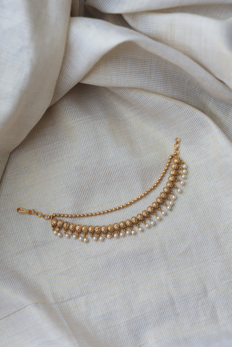 Antique 2 layer Mattal Ear Accessories | Bridal & Traditional Jewellery UK AM5422