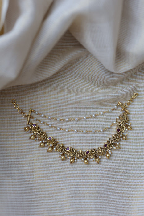 Antique 3 layer Mattal Ear Accessories | Bridal & Traditional Jewellery UK AM9966
