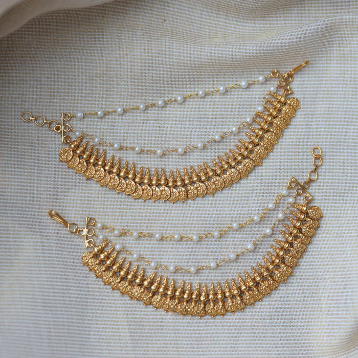 Antique 3 layer Mattal Ear Accessories | Bridal & Traditional Jewellery UK AM3234
