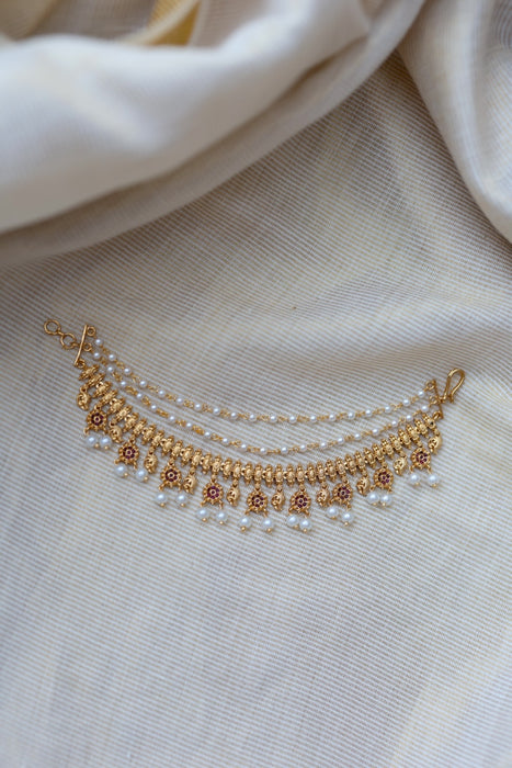 Antique 3 layer Mattal Ear Accessories | Bridal & Traditional Jewellery UK AM134