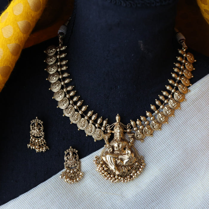 Antique choker necklace and earrings S1B128