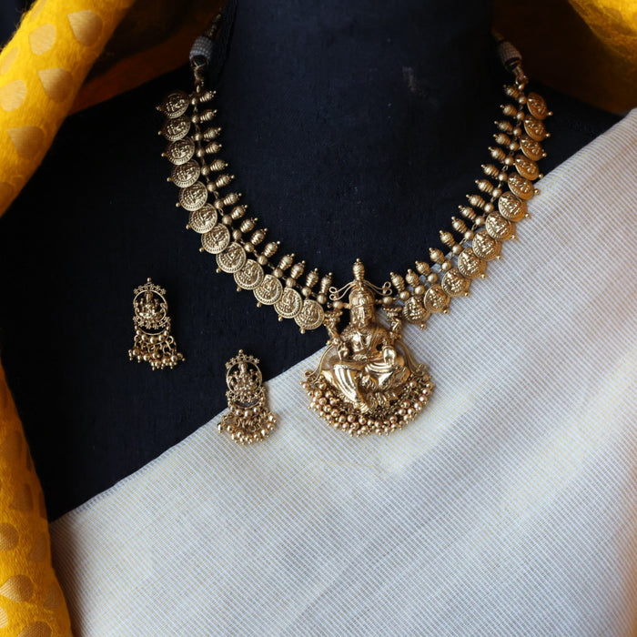 Antique choker necklace and earrings S1B128