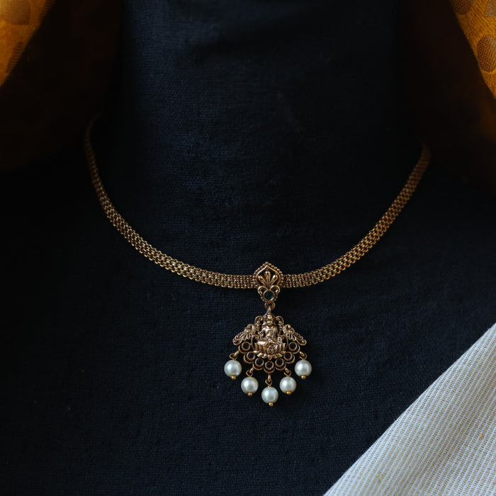 Antique temple design simple necklace necklace with earrings TTS5622