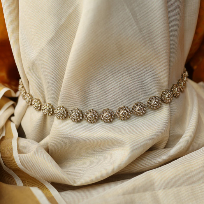 Trendy stone and pearl design waistchain TW106602