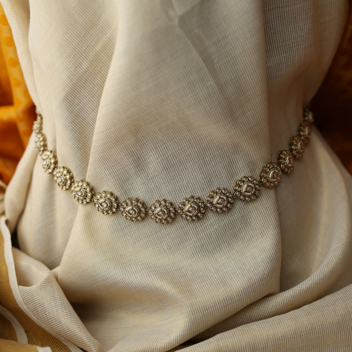 Trendy stone and pearl design waistchain TW106602
