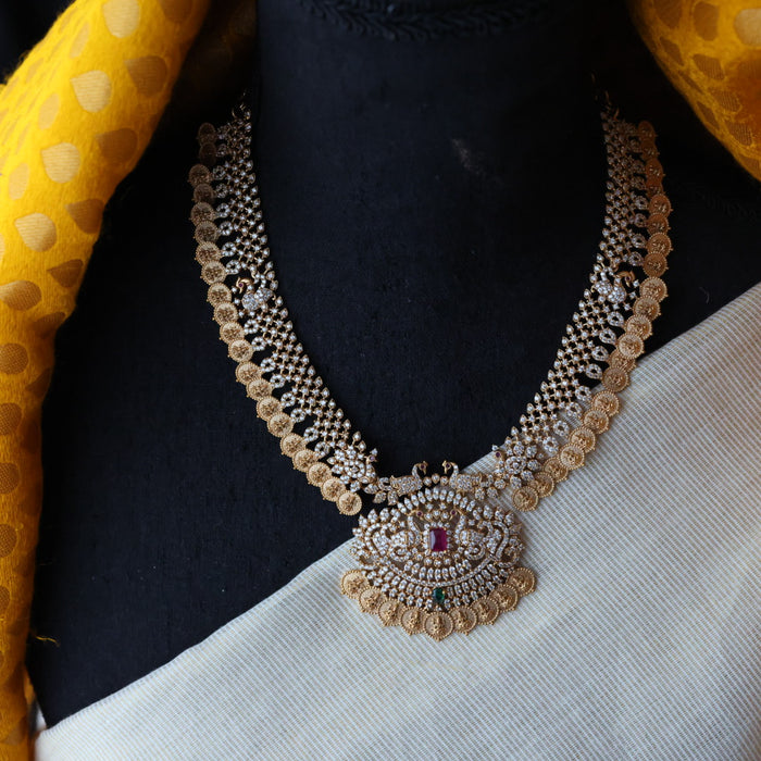 Antique short necklace with earrings S1B102