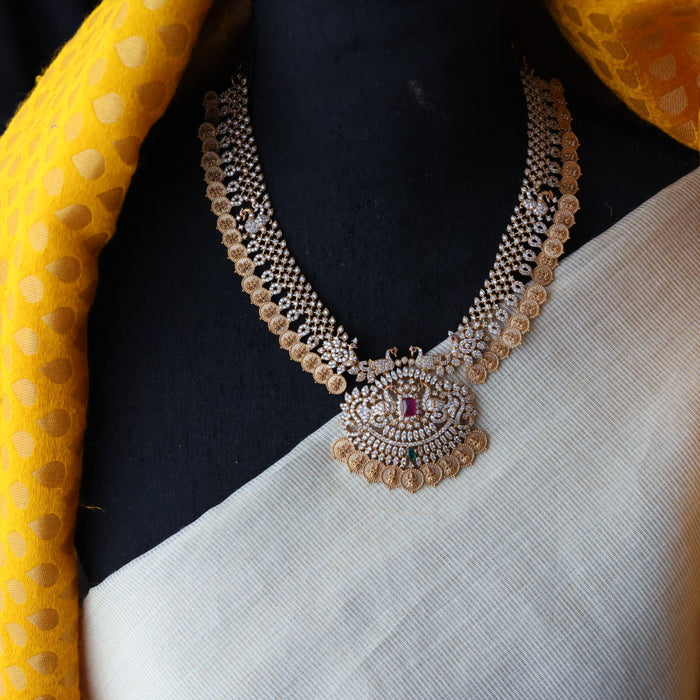 Antique short necklace with earrings S1B102