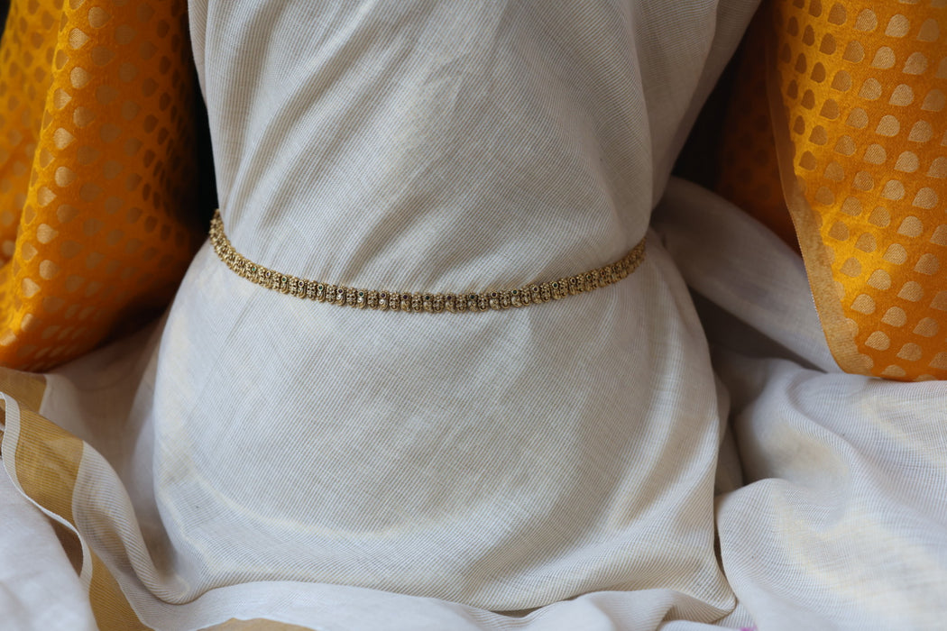 Antique multi stone simple waistchain AW3292
