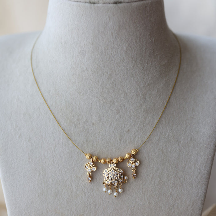 Heritage gold plated invisible nacklace IN723