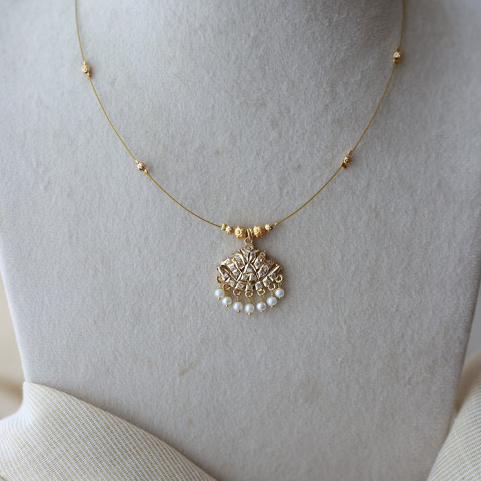 Heritage gold plated invisible nacklace IN7999