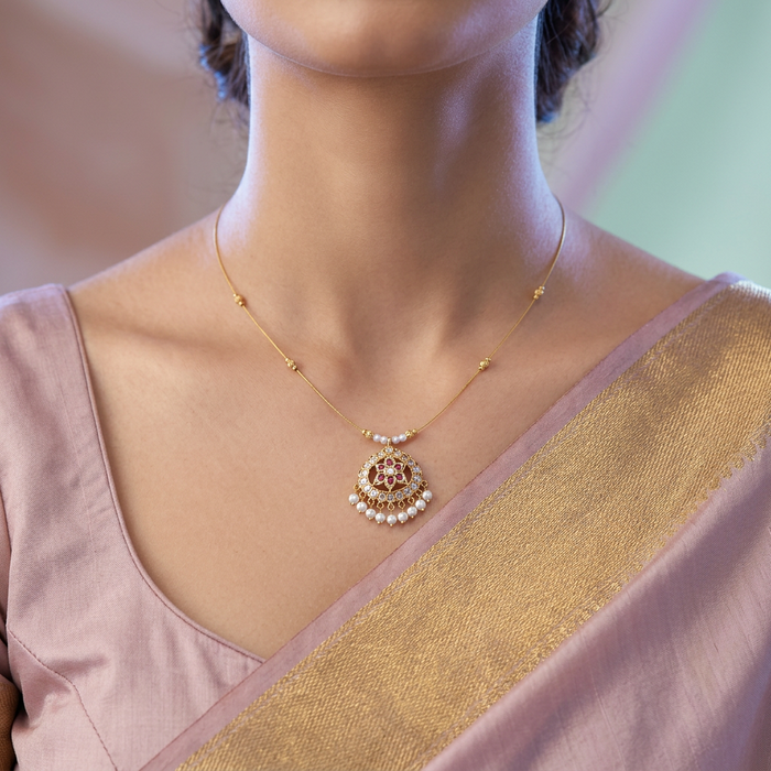 Heritage gold plated invisible nacklace IN9900