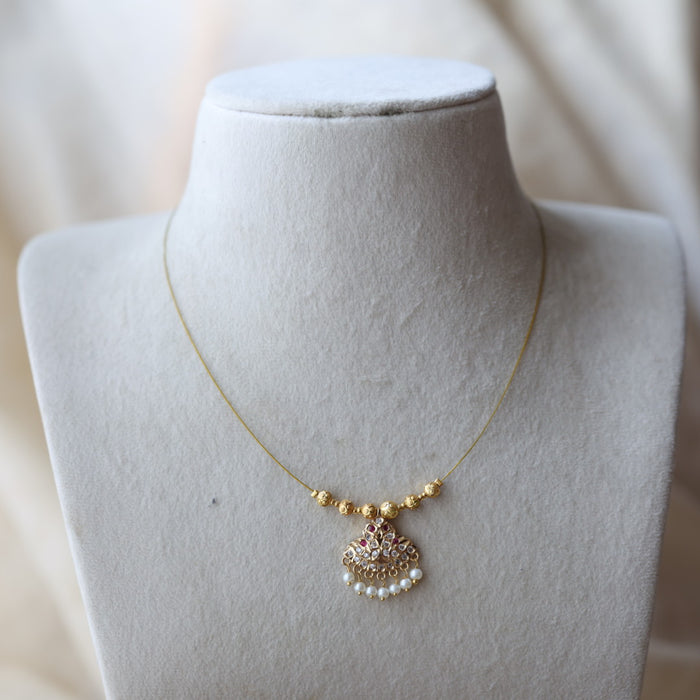 Heritage gold plated invisible nacklace IN7899