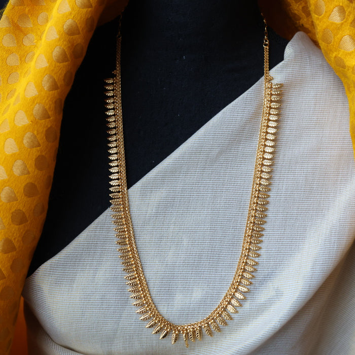 Heritage gold plated long necklace HL1113