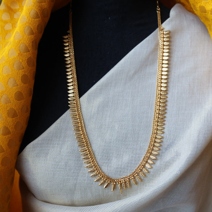 Heritage gold plated long necklace HL1113