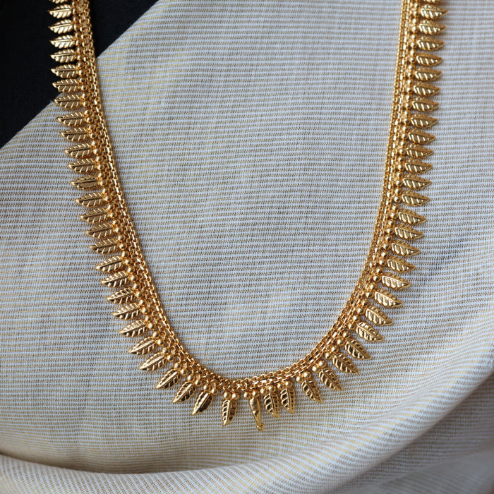 Heritage gold plated long necklace HL1113