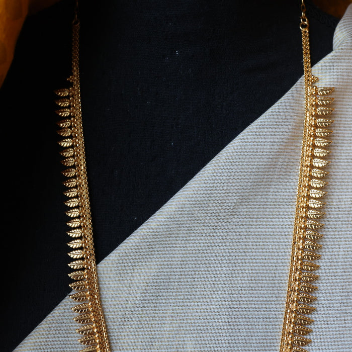 Heritage gold plated long necklace HL1113