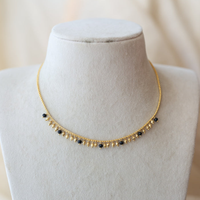 Heritage gold plated short necklace H6889
