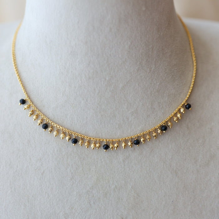 Heritage gold plated short necklace H6889