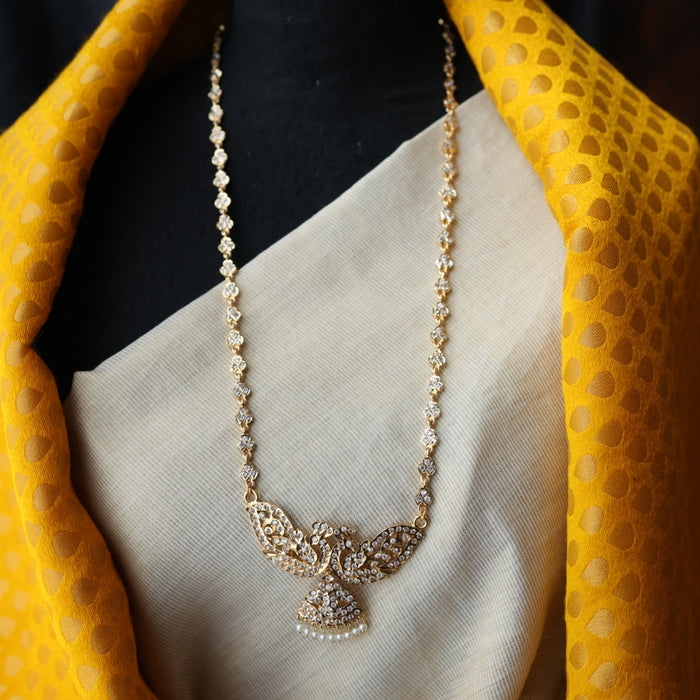 Heritage gold plated gold padakam long necklace HP300