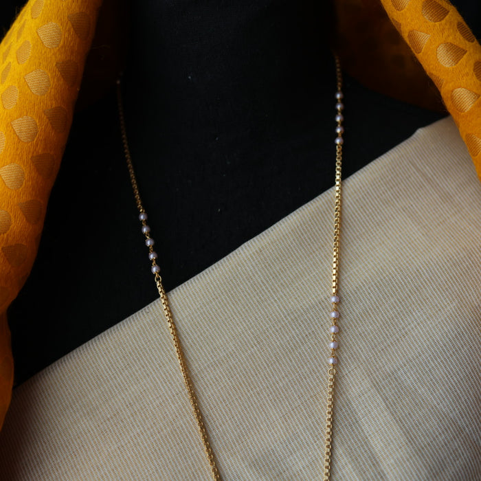 Heritage gold plated padakam necklace with earrings HP6702