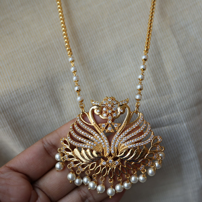 Heritage gold plated padakam necklace HP6701