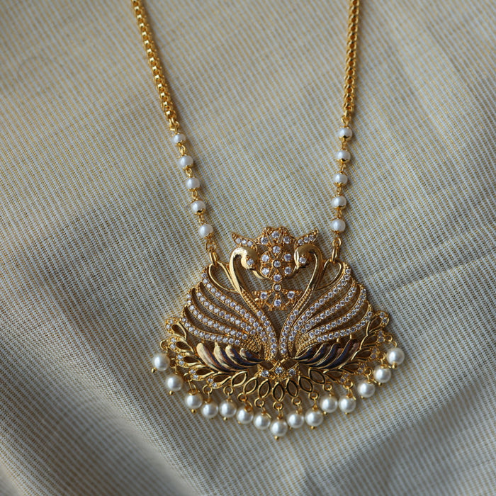 Heritage gold plated padakam necklace HP6701