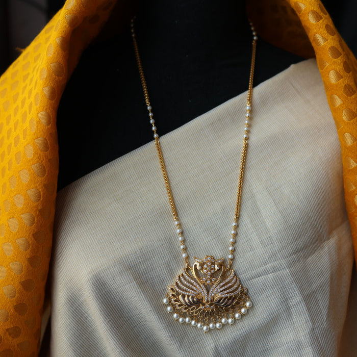 Heritage gold plated padakam necklace HP6701