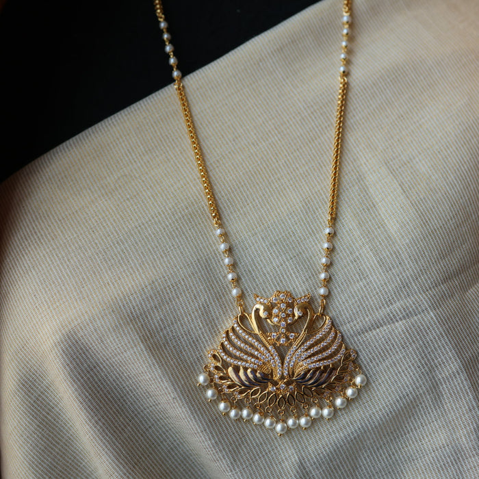 Heritage gold plated padakam necklace HP6701