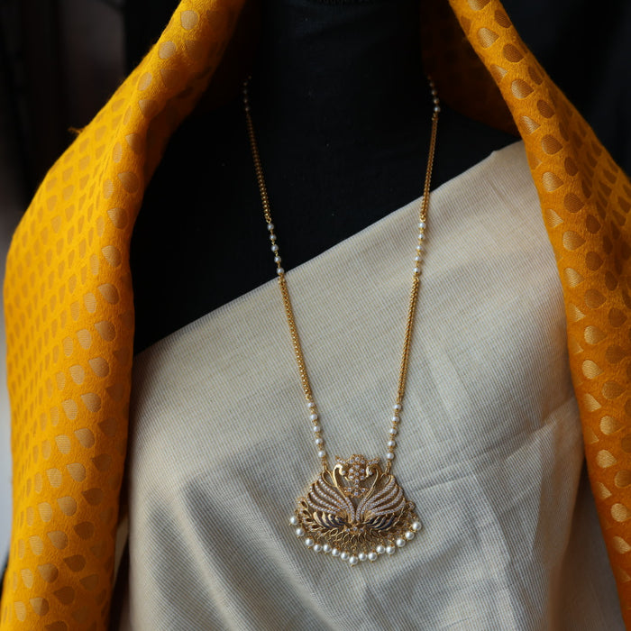 Heritage gold plated padakam necklace HP6701