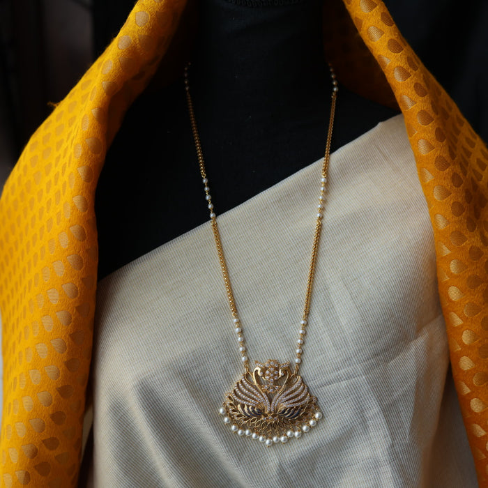 Heritage gold plated padakam necklace HP6701