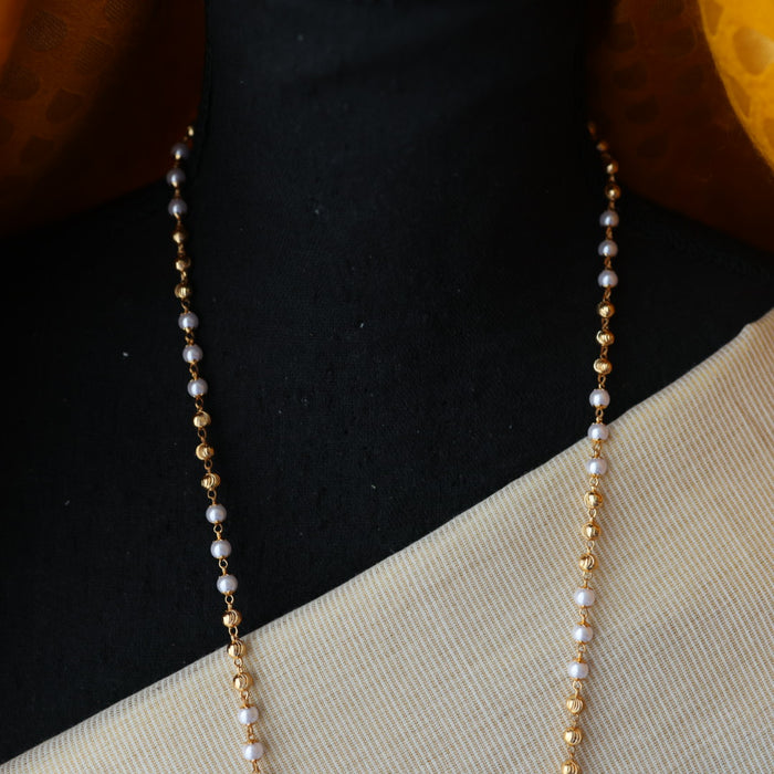 Heritage gold plated padakam necklace HP702
