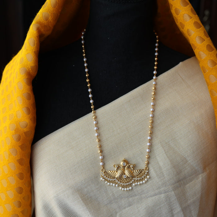 Heritage gold plated padakam necklace HP702