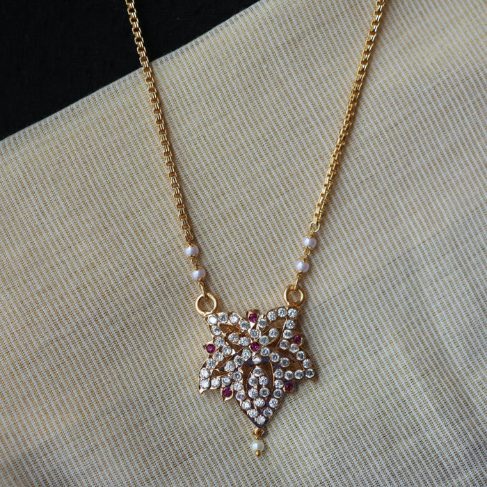 Heritage gold plated padakam chain HP4501