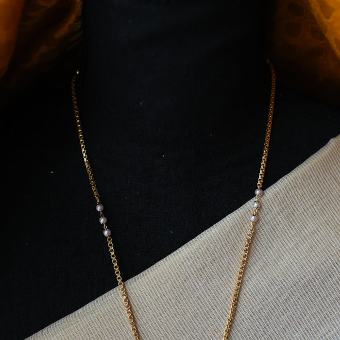 Heritage gold plated padakam chain HP4501