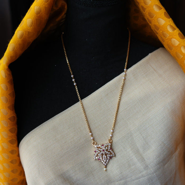 Heritage gold plated padakam chain HP4501