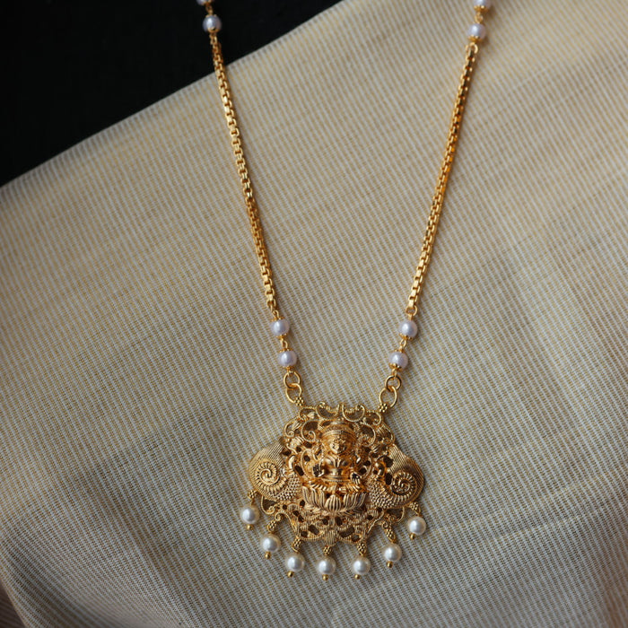 Heritage gold plated padakam necklace HP708